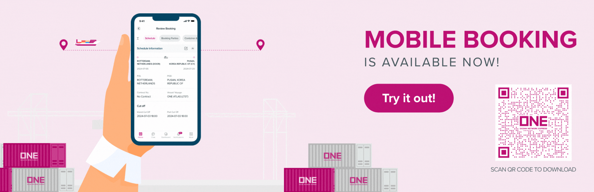 MOBILE BOOKING IS NOW AVAILABLE